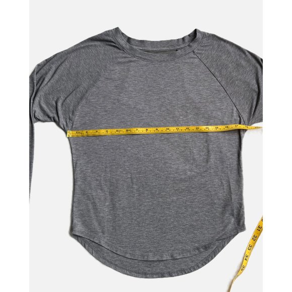 Athleta Topanga Long-Sleeve Athletic Top, Gray, XXS, EUC - Picture 4 of 9
